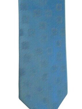 Tie Men's Polyester / Silk  Royal Knight Neck Tie Blue Squares Geometric Shapes